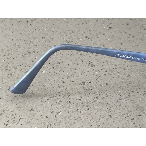 Envy EE Eyewear Black & Blue JACKIE Eyeglasses Frames ONLY 55-16-140 Full rim main image 7